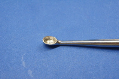 Dascher Bone Curette, 6-1/2in, Size 3, Oval Cups